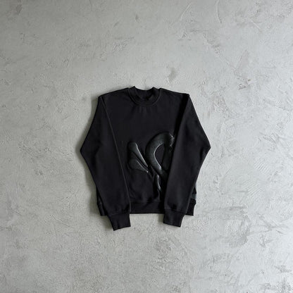 Syn Round Neck Set - Black