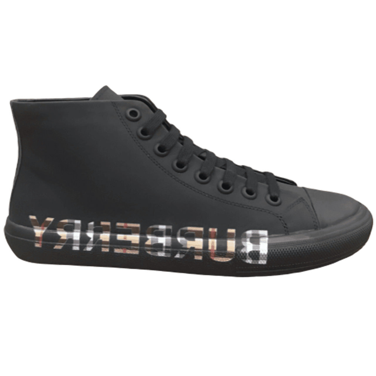 Burberry High Top Sneakers - Black
