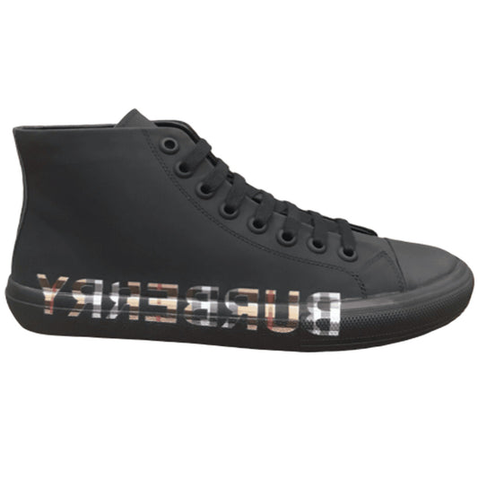 Burberry High Top Sneakers - Black