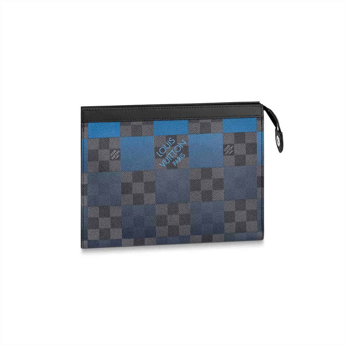 LV Voyage MM Damier Pochette - Grey/Blue