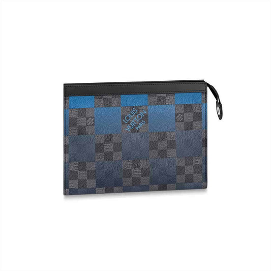 LV Voyage MM Damier Pochette - Grey/Blue