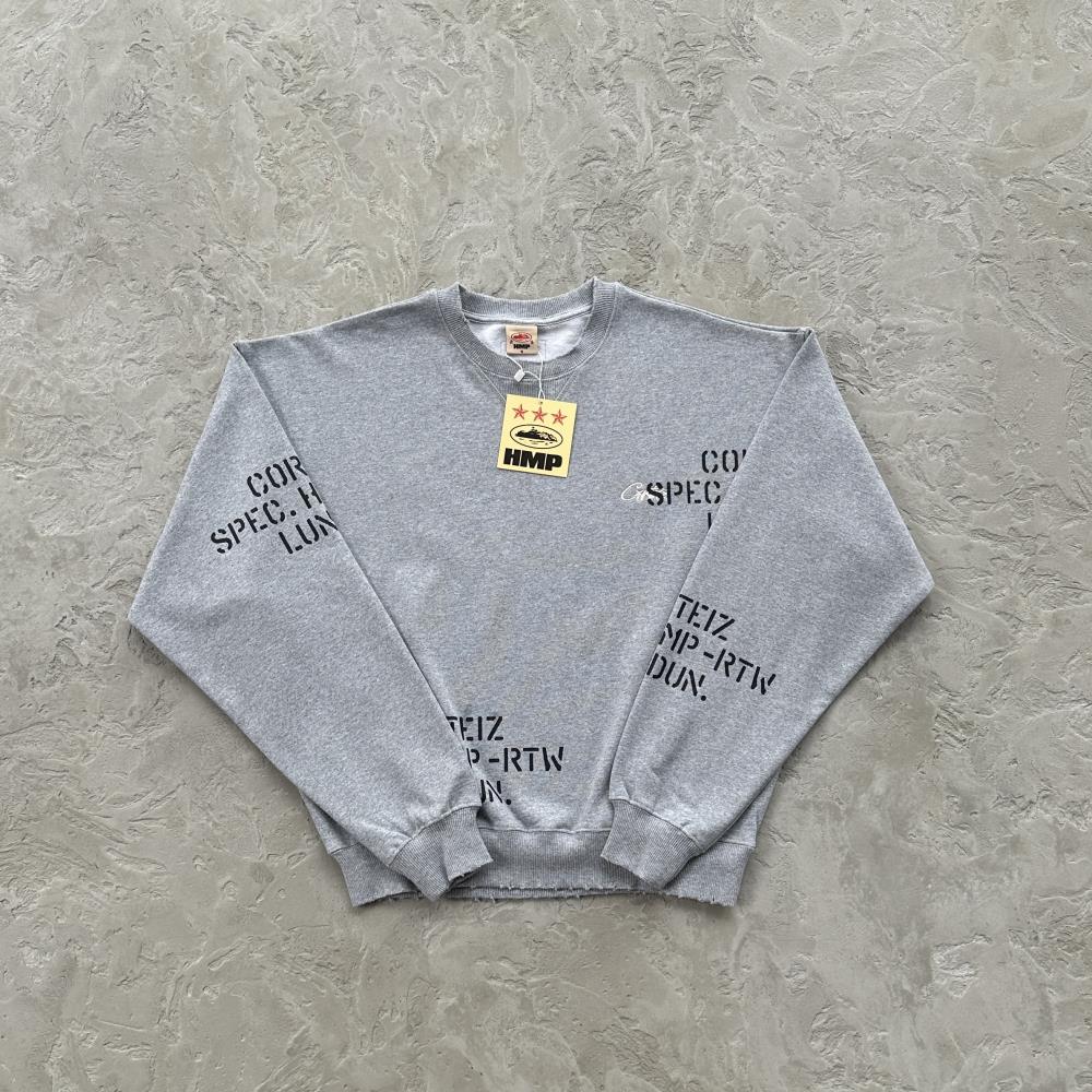 Crtez Hmp Stencil Crewneck Set - Grey