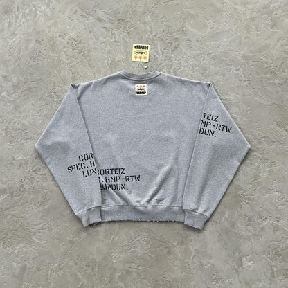 Crtez Hmp Stencil Crewneck Set - Grey