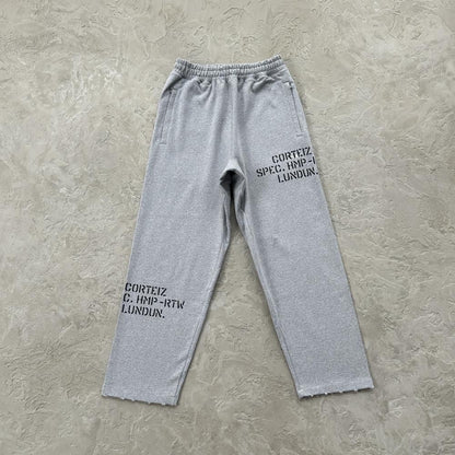 Crtez Hmp Stencil Crewneck Set - Grey