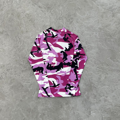 Crtez Litework Compression Top - Camo