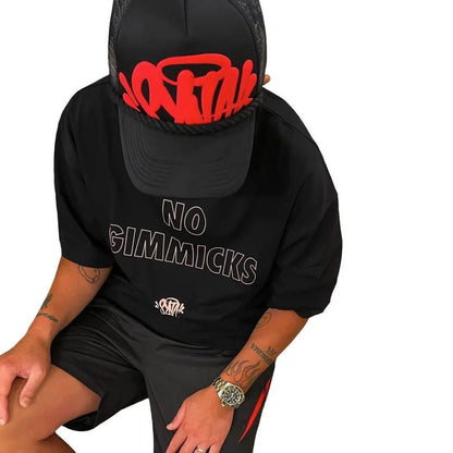 Syn Trucker Cap - Black/Red