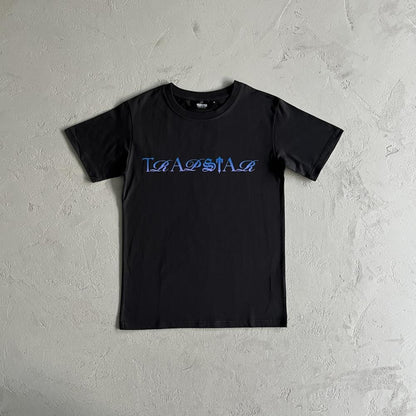 TS Script Fade T-Shirt - Black/Blue