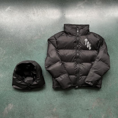 TS Shooters Hooded Puffer -Black/Reflective