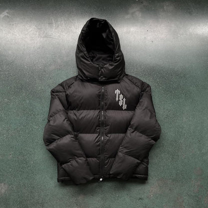 TS Shooters Hooded Puffer -Black/Reflective
