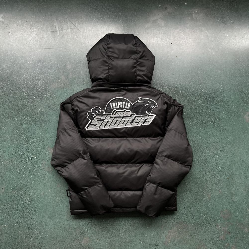 TS Shooters Hooded Puffer -Black/Reflective