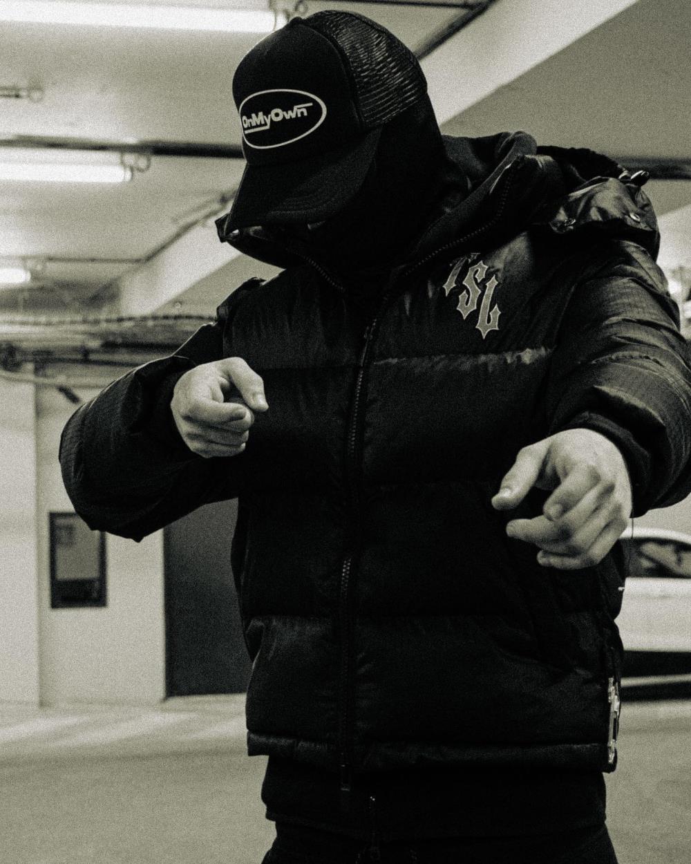 TS Shooters Hooded Puffer -Black/Reflective