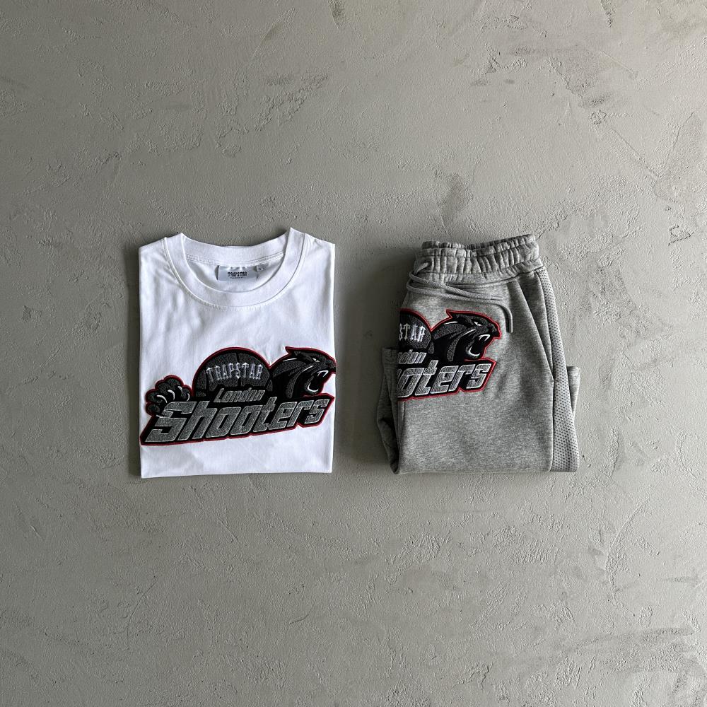 TS Shooters Short Set - White/Grey
