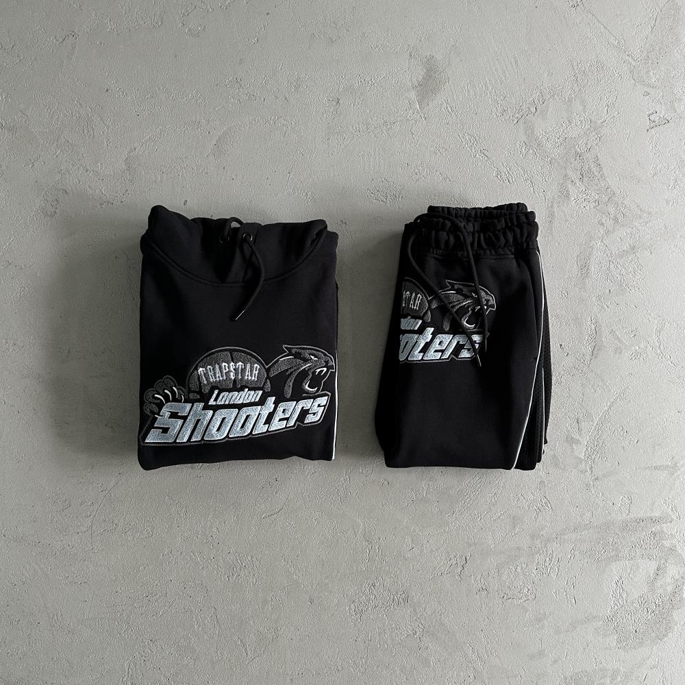 TS Shooters Technical Tracksuit - Black/Blue