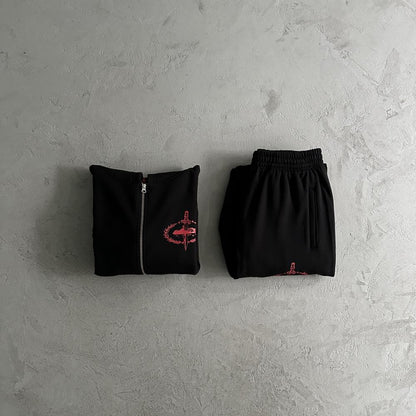 Crtez Slaughter Gang Tracksuit - Black