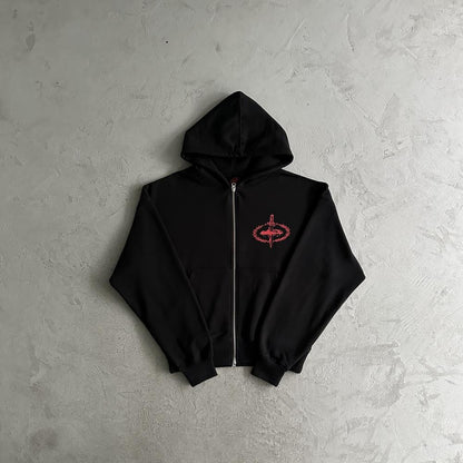 Crtez Slaughter Gang Tracksuit - Black