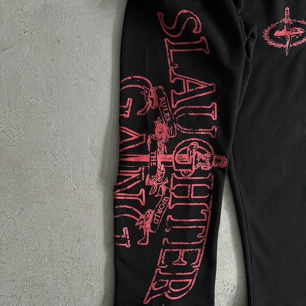 Crtez Slaughter Gang Tracksuit - Black