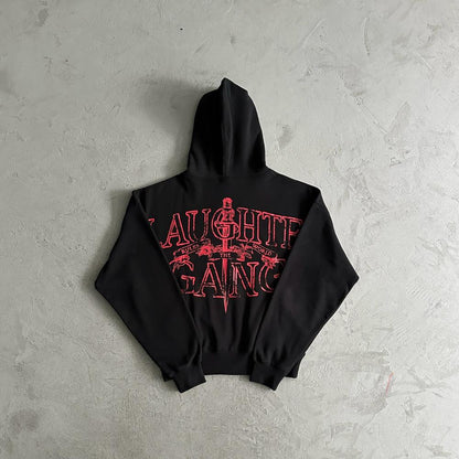 Crtez Slaughter Gang Tracksuit - Black