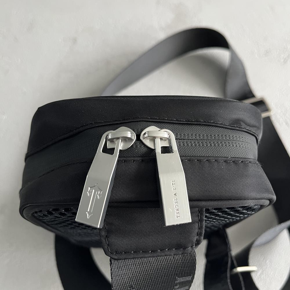 TS Small T Crossbody Bag - Black