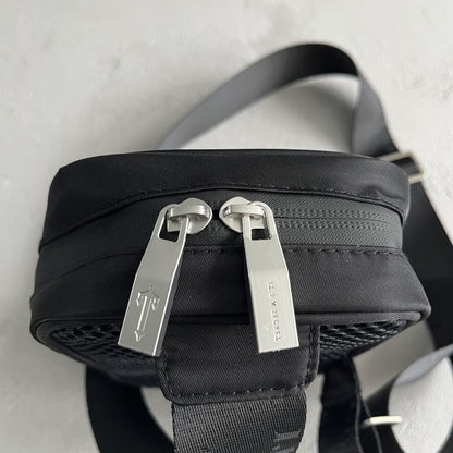 TS Small T Crossbody Bag - Black