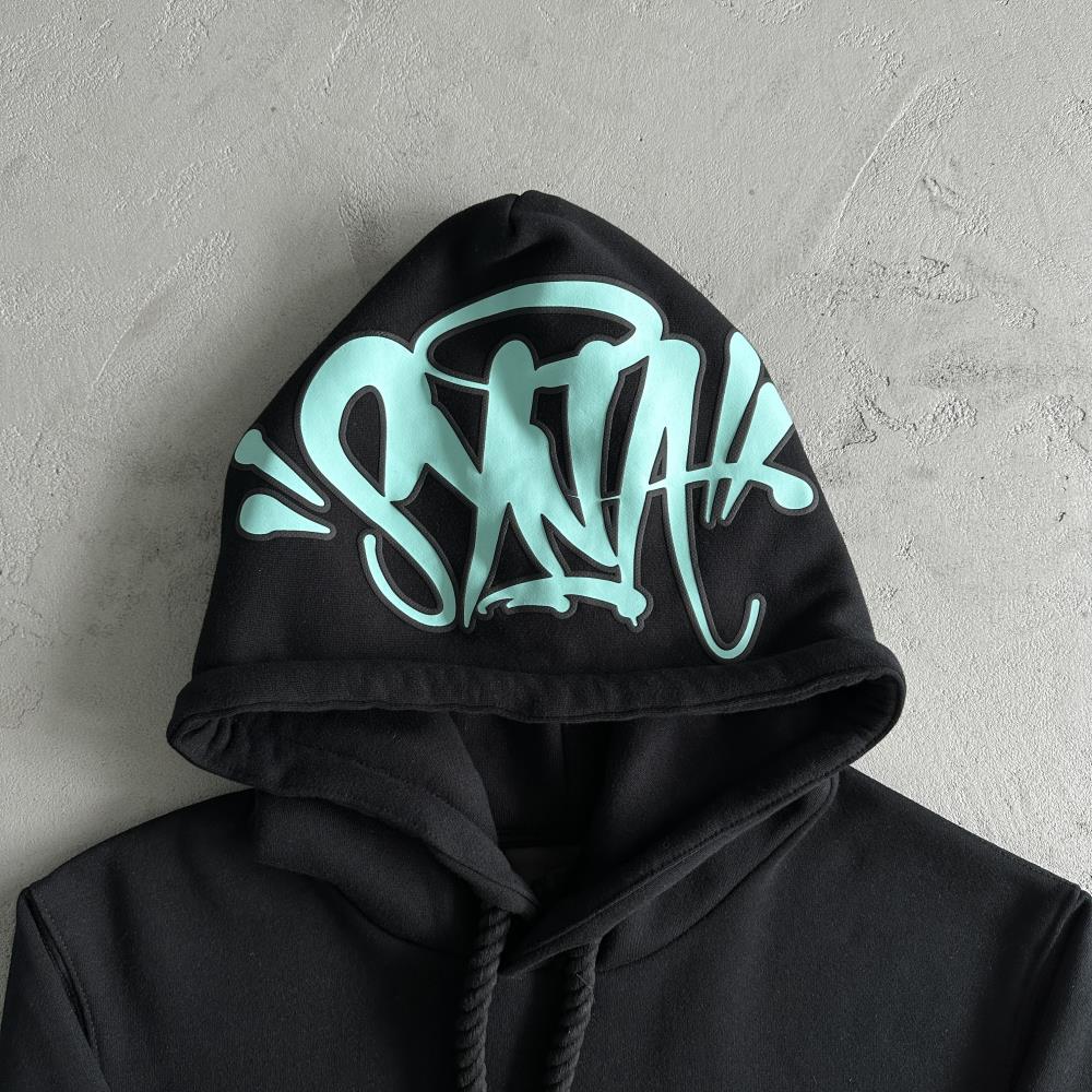 Syn Tracksuit - Black/Baby Blue