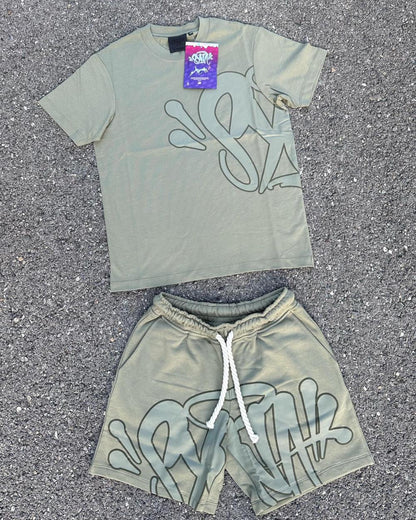 Syn t-Shirts & Shorts Set - Green