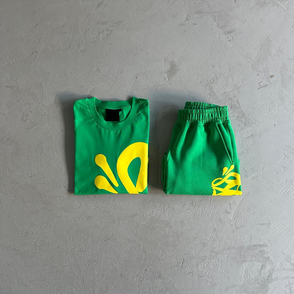 Syn Tee & Short Set - Green