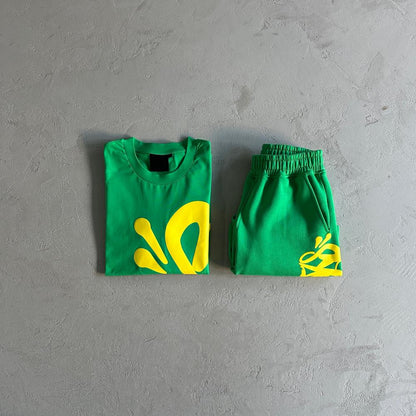 Syn Tee & Short Set - Green