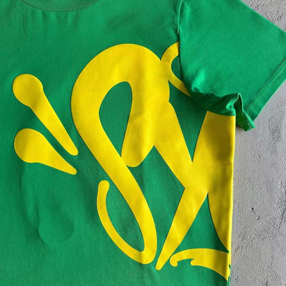 Syn Tee & Short Set - Green