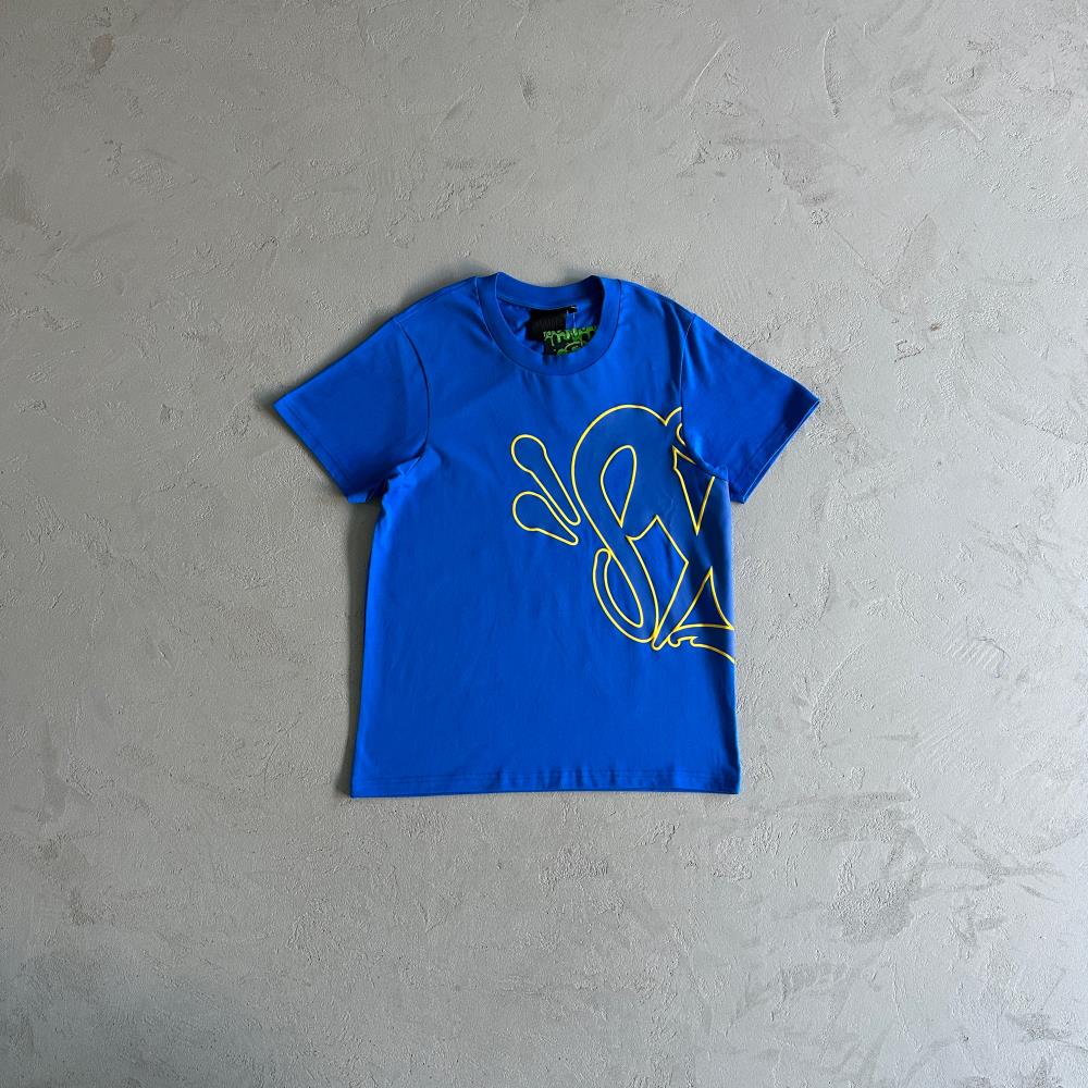 Syn T-Shirt & Short Set - Blue/Yellow