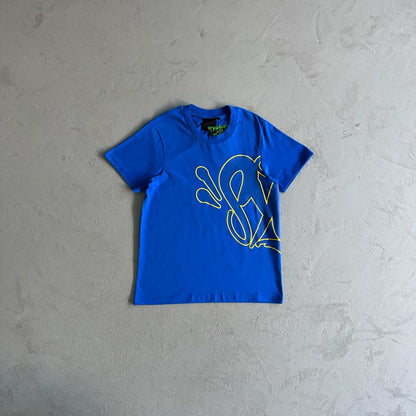 Syn T-Shirt & Short Set - Blue/Yellow