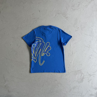 Syn T-Shirt & Short Set - Blue/Yellow