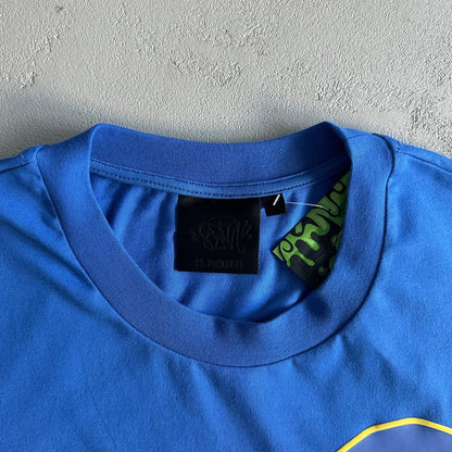 Syn T-Shirt & Short Set - Blue/Yellow