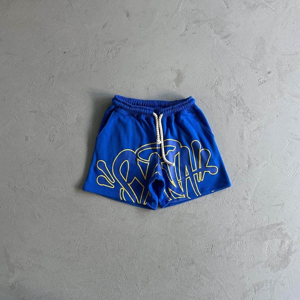 Syn T-Shirt & Short Set - Blue/Yellow