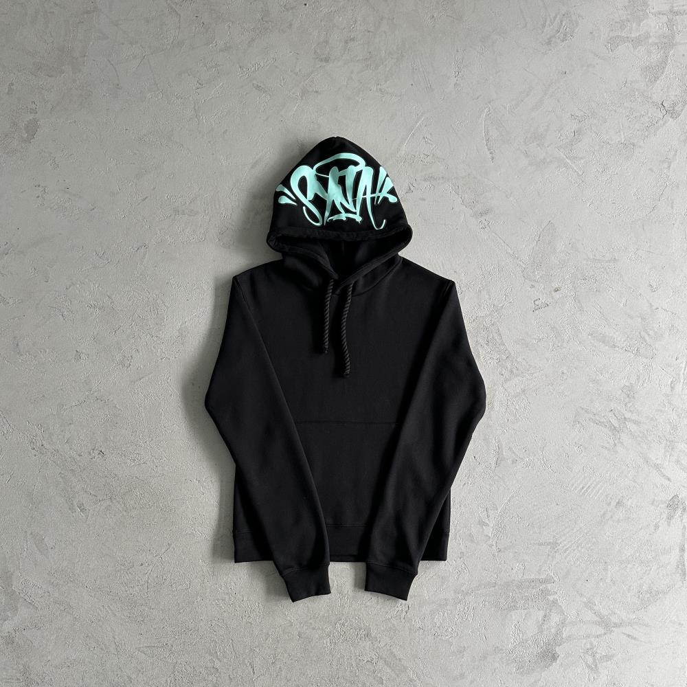 Syn Tracksuit - Black/Baby Blue