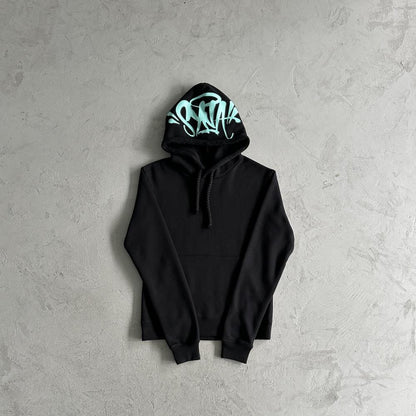 Syn Tracksuit - Black/Baby Blue