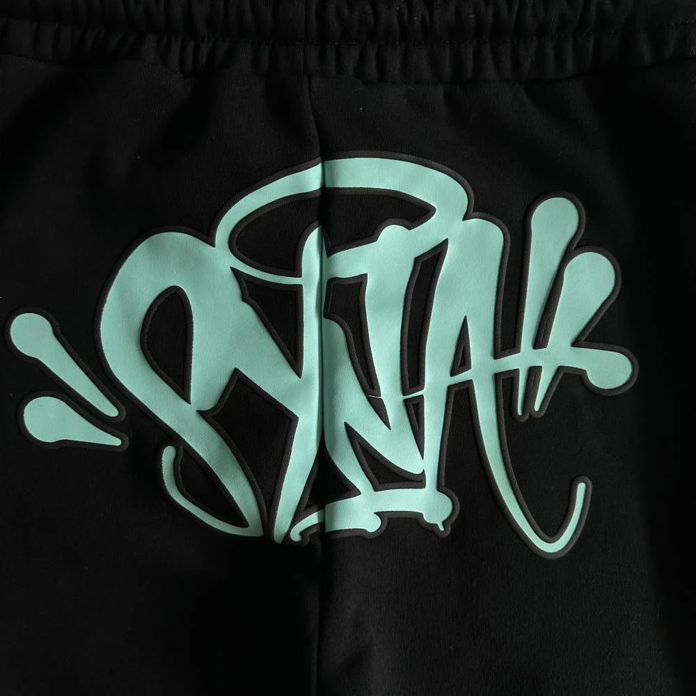 Syn Tracksuit - Black/Baby Blue