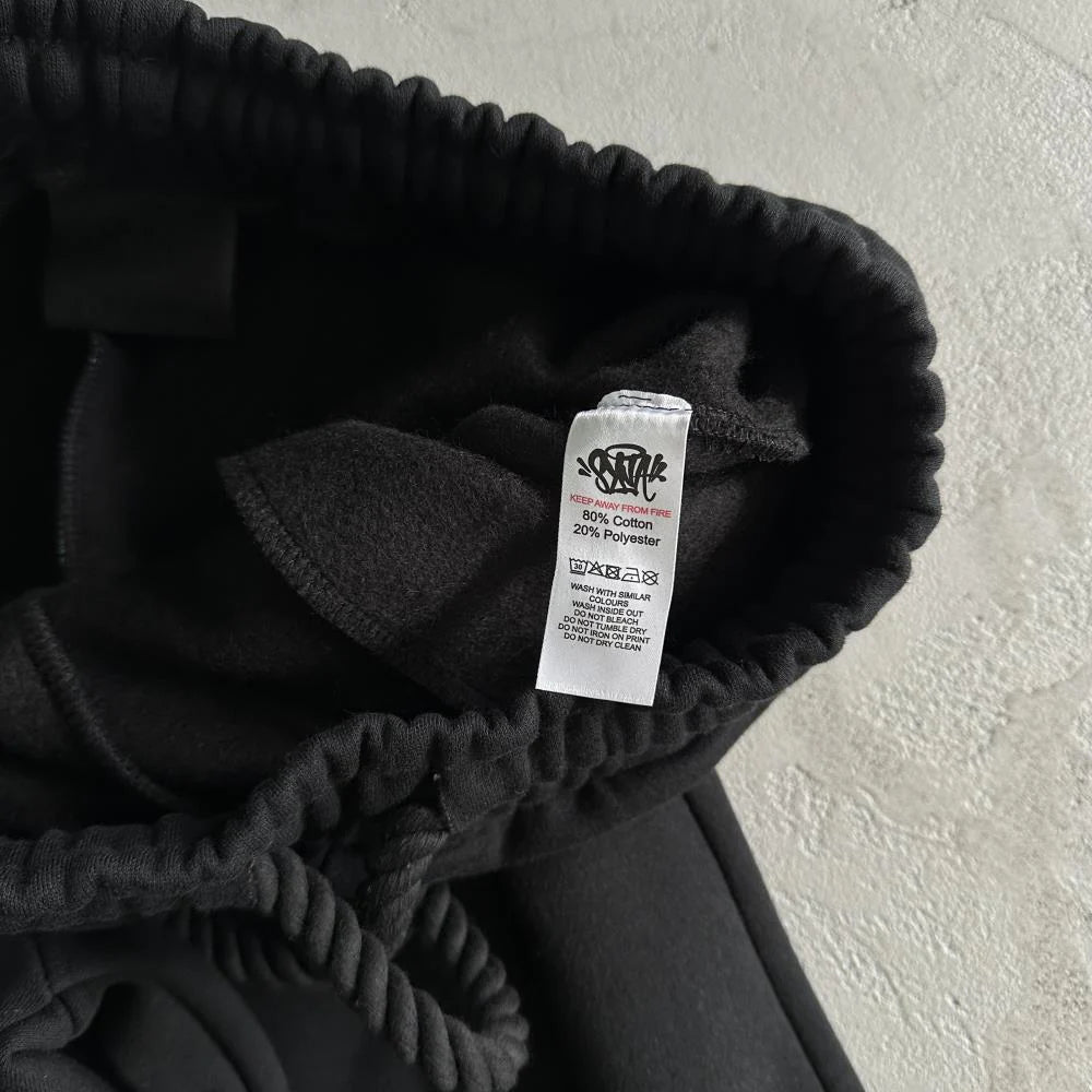 Syn Tracksuit - Black/Baby Blue