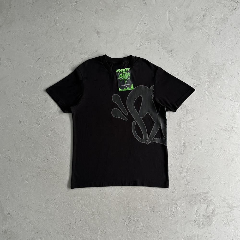 Syn T-Shirt & Shorts Set - Black