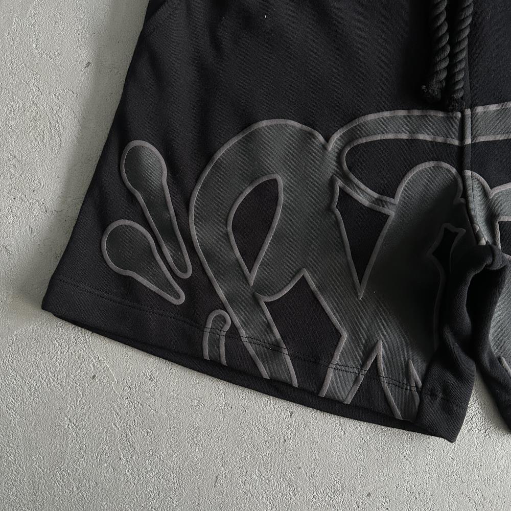 Syn T-Shirt & Shorts Set - Black
