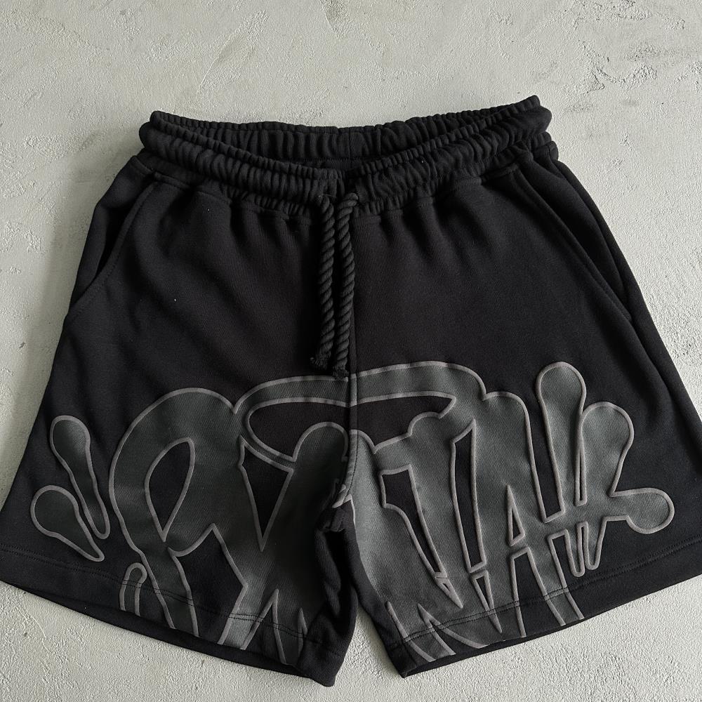 Syn T-Shirt & Shorts Set - Black