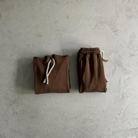 Syn Tracksuit - Brown/Beige