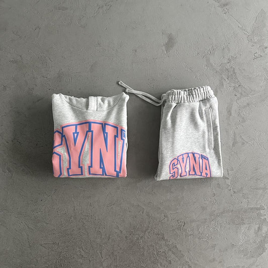 Syn Crest Oth Set - Grey/Pink