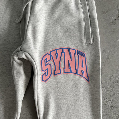 Syn Crest Oth Set - Grey/Pink
