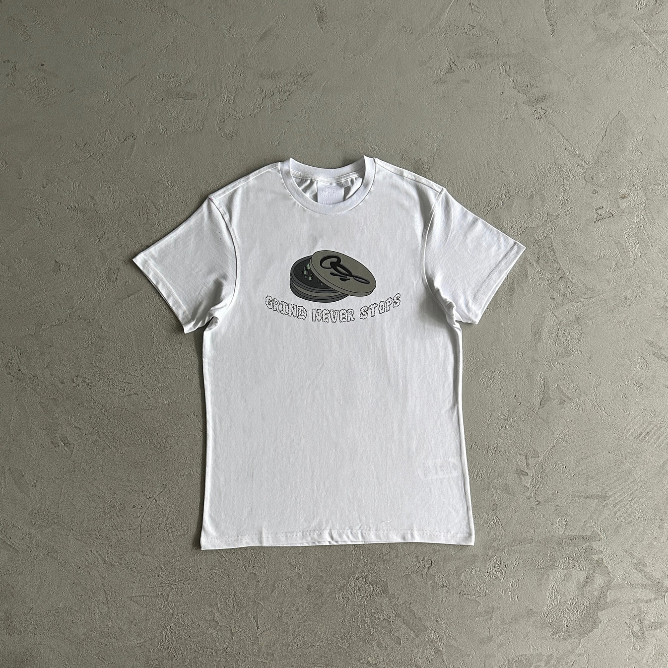 Syn Grinder Tee - White