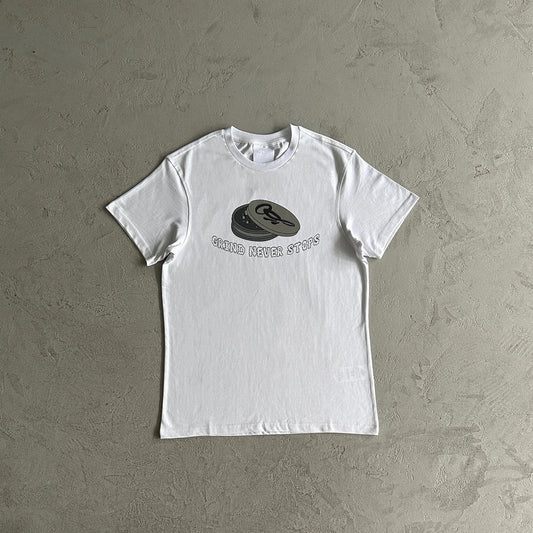 Syn Grinder Tee - White