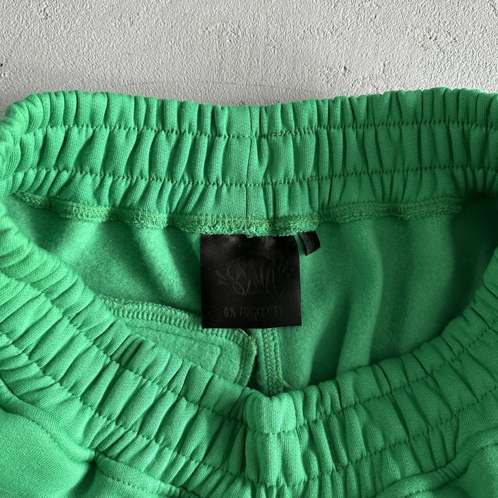 Syn Hoodie & Short Set - Green/Yellow