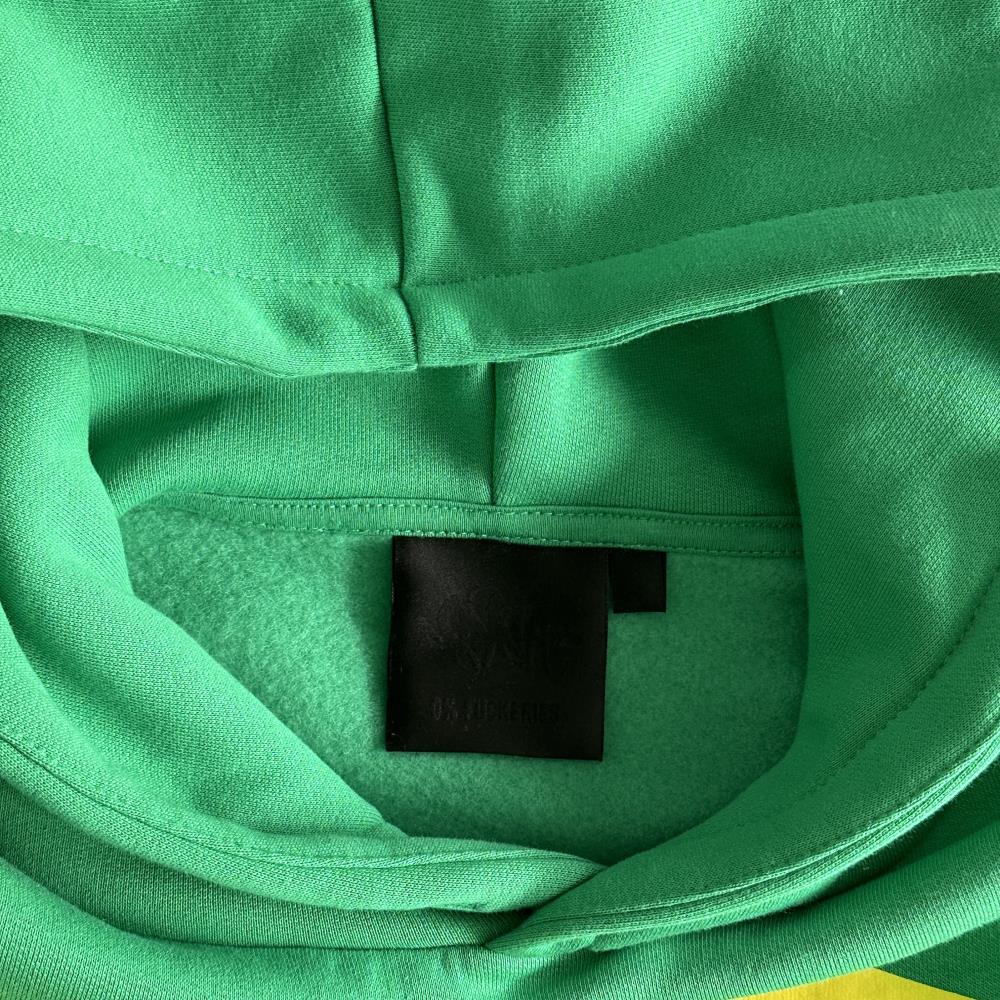 Syn Hoodie & Short Set - Green/Yellow