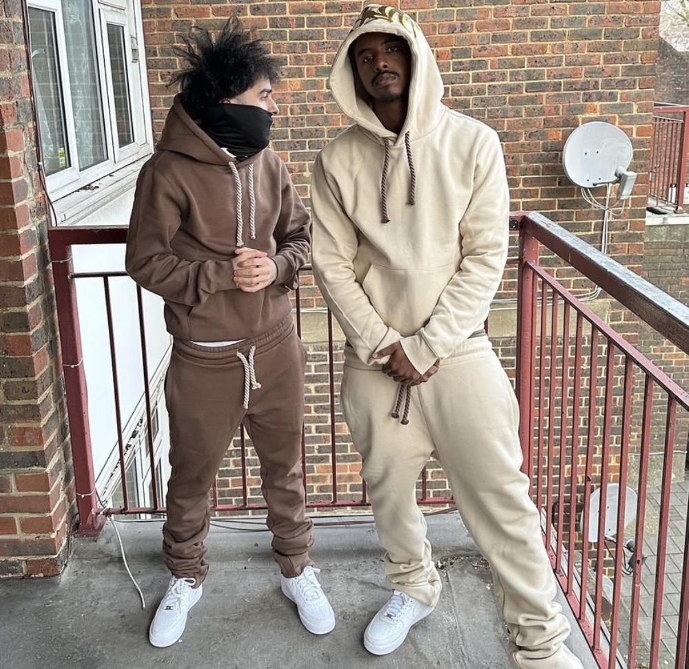 Syn Tracksuit - Beige/Brown