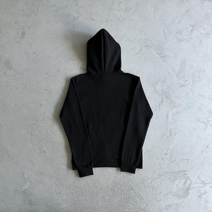 Syn Hoodie & Short Set -  Black/Orange
