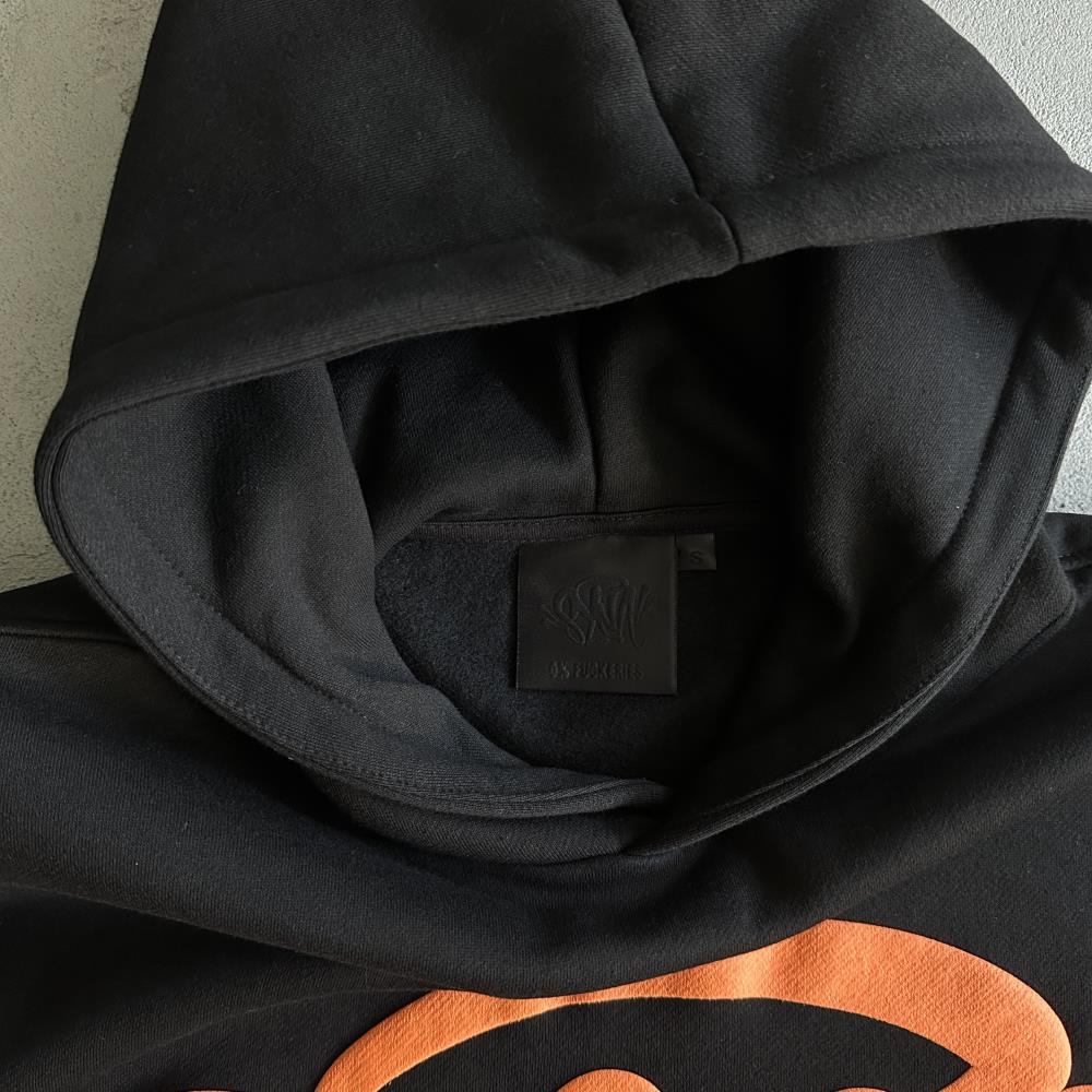 Syn Hoodie & Short Set -  Black/Orange